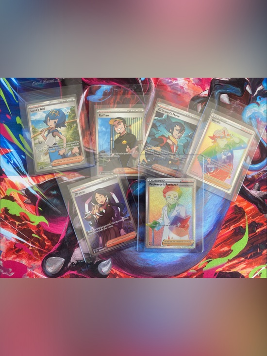 Pokemon Other - Pokémon- 4 Ultra Rare and 2 Secret Rare Trainer Cards